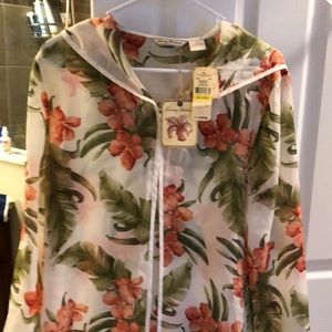 Tommy  Bahama Swimsuit Cover up: color is coconut cream